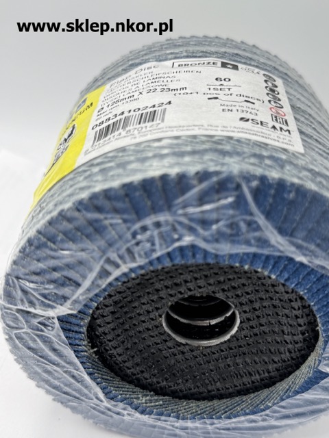 Dyski lamelkowe 125 x 22 P60 Atlas Bronze