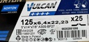 Tarcze do szlifowania metalu Norton Vulcan 125x6,4mm 25 szt.