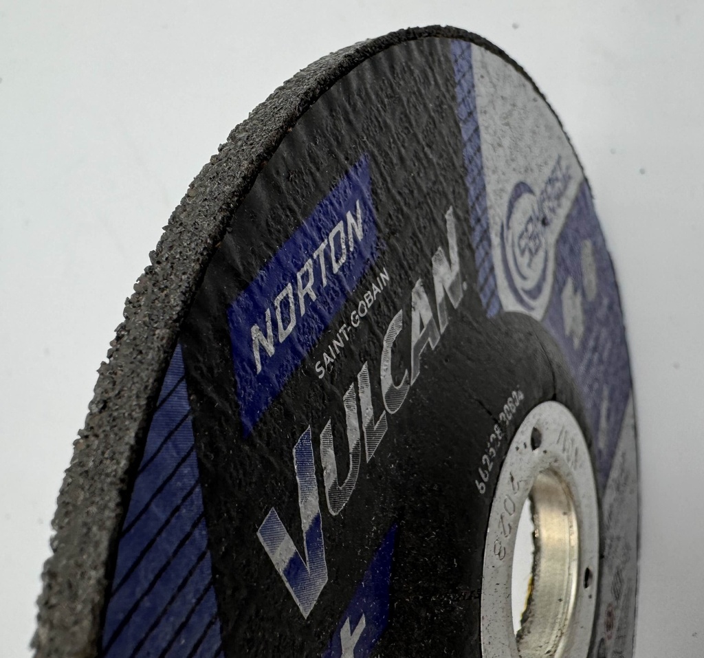 Tarcza VULCAN do szlifierek kątowych, do szlifowania METALU i INOX 125x6,4x22 mm