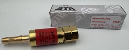 [SAFE-BEZP-PRZYP-GP] Bezpiecznik przypalnikowy do gazów palnych EBp-F6,3 mm-3/8 LH g.w. SAFE TRADING