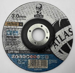 [SGB-ATL-T-125-3,0-22-A30R-BF42] Tarcza do metalu 125X3X22.23MM - ATLAS BRONZE - stal czarna i nierdzewna